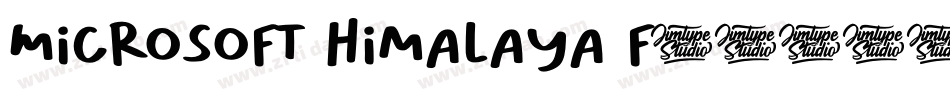 Microsoft Himalaya f字体转换